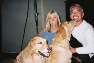 Cesar Millan, Lauren and her dogs